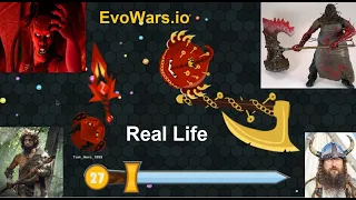 EvoWars.io All Evolutions - in Real Life