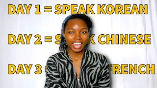 REALISTIC language STUDY routine🇰🇷🇨🇳🇫🇷 | korean, chinese, french