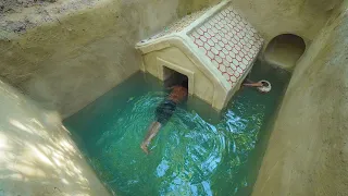 Build Under Water Underground House With Water Slide To Underground Swimming Pools