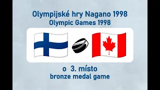 OH Nagano 1998, lední hokej, FIN-CAN (o 3. místo)