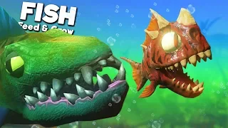 LIFE AS THE PREHISTORIC RAPTOR FISH IS HARD! | Feed and Grow Fish