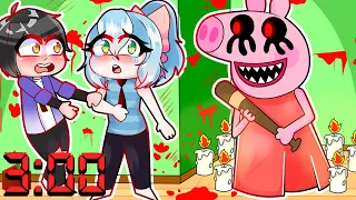 ¡NUNCA INVOQUES A PIGGY LA CERDA A LAS 3 AM EN MINECRAFT!😱 😈 | SrtaCatana Minecraft Roleplay