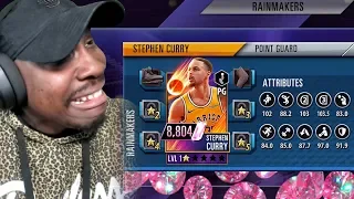 *NEW* PINK DIAMOND CURRY IN RAINMAKERS PACK OPENING! NBA 2K Mobile Gameplay Ep. 31