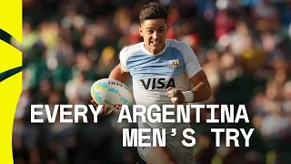 How Los Pumas went back-to-back | EVERY Argentina Men's try at Perth SVNS