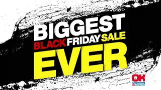 OK FURNITURE | OUR BIGGEST BLACK FRIDAY SALE EVER | 22 – 28 NOVEMBER 2021