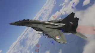 BVR fighting in Warthunder: Mig 29A