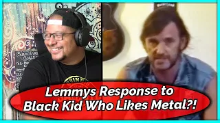 Lemmy's Response to Black Kid That Likes Metal (REACTION)