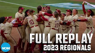 Florida State vs. South Carolina: 2023 NCAA softball regionals | FULL PERFECT GAME