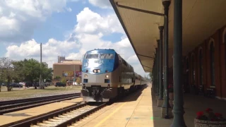 2 AMTRAK TRAINS! Amtrak in Jackson, MI!