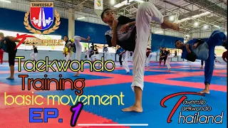 Taekwondo training basic movement Ep.1
