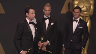 Justin Hurwitz “La La Land,” Best Original score - Oscars 2017 - Full Backstage Interview