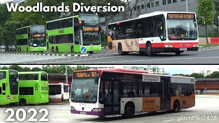 Temporary Amendments around Woodlands Bus Interchange, Singapore 2022