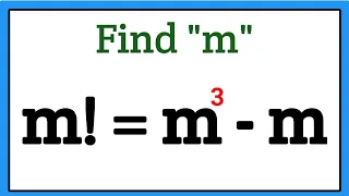 Brazil | A nice factorial equation | math olympiad