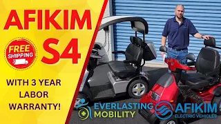 AFIKIM Afiscooter S 4-Wheel Scooter [2024]