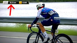 Remco Evenepoel emergency pee break in final 10km, beats INEOS anyway | Tour of Norway 2022 Stage 1