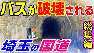 【断層33本を横断】雁坂トンネル総集編　壁にぶつかる埼玉の狭小国道　駒ヶ滝トンネル