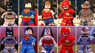 Justice League Evolution in LEGO Videogames (LEGO DC Super-Villains vs LEGO Batman 3)