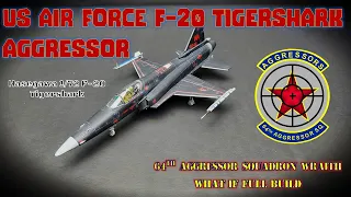 1/72 US Air Force F-20 Tigershark Aggressor - 64th Aggressors Wraith What If Full Build