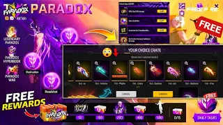 Paradox Event All Free Rewards🥳| Free Free Paradox full details | Free Fire New Event | Ff New Event