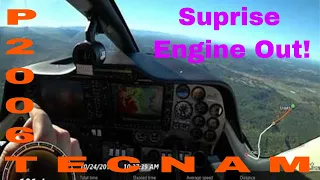 Suprise Engine OUT! Twin Tecnam P2006T