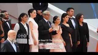 Mohammad Rasoulof on the red carpet @ Cannes Film Festival 24 may 2024The Seed Of The Sacred Fig