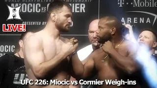 UFC 226: Miocic vs Cormier Ceremonial Weigh-ins + Staredowns (LIVE! / HD)