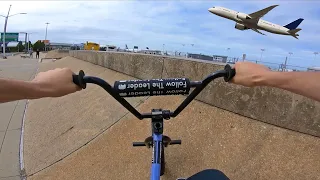 Riding BMX at NYC's Biggest Airport (Real Life GTA)