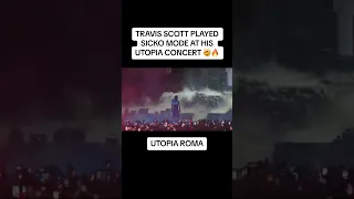 Travis Scott played “Sicko Mode” at his utopia concert 🤯🤯🤯 #shorts