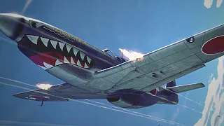 Premium Flyouts #5 with the japanese P-51C-11-NT in War Thunder