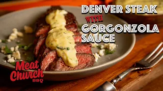Denver Steak with Gorgonzola Cream Sauce