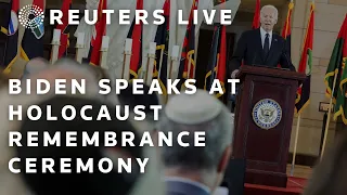 LIVE: Biden makes keynote address at Holocaust remembrance ceremony