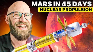 Nuclear Propulsion From Earth to Mars in Just 45 Days