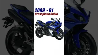 Yamaha R1 Evolution & Updates #r1 #yamahar1 #yzfr1#motogp  #automobile