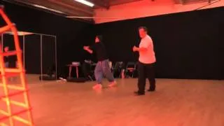 Rowland Rivron Rehearsal - Let's Dance for Sport Relief 2012