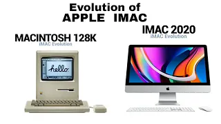 History of the iMac | Evolution of Apple iMac 1984 to 2020 | Apple iMac Evolution | iMac