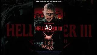 Ranking The Hellraiser Franchise #ranking #shortvideo #shorts #short #horrorshorts