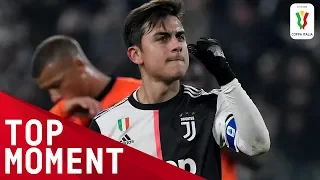 Dybala Curls Brilliantly into the Top Corner! | Juventus 4-0 Udinese | Top Moment | Coppa Italia