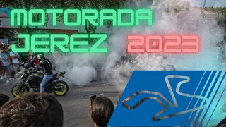 🔈Motorada motos Jerez 2023 🚀wheelie, burnout #motogp #motorada #circuitodejerez