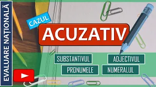 Cazul ACUZATIV - funcții sintactice (pentru SUBSTANTIV, PRONUME, ADJECTIV, NUMERAL)