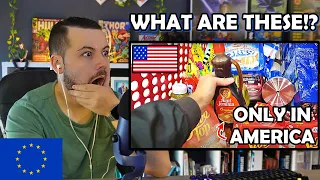 European Reacts to Buying Things You Can Only Buy in the USA