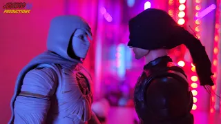 Daredevil VS Moon Knight Stop Motion Short Film