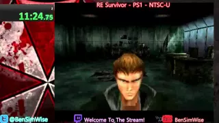 Resident Evil Survivor Speedrun - 39:39- PS1