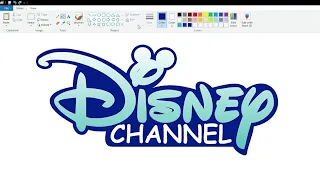 How to draw the Disney Channel logo using MS Paint | How to draw on your computer