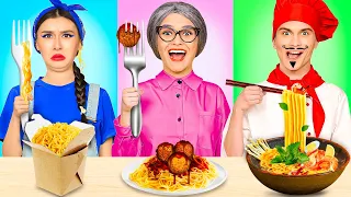 Tantangan Memasak Aku vs Nenek | Rahasia Kenikmatan Dari Olala