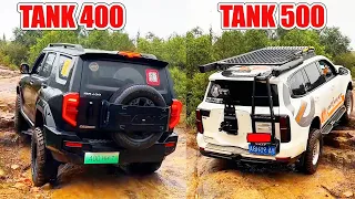 2024 Tank 400 Hi4-T 2.0L Turbo Hybrid vs Tank 500 3.0L V6 Turbo | Rugged Chinese Tank 400 Off-roader