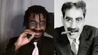 Cosplaying As Groucho Marx For Halloween