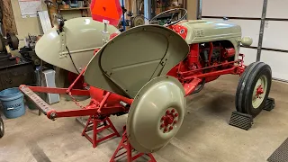 Turning Senior's Ford 8N Into a Plow Puller! Changing Wheels & Resetting the Steering