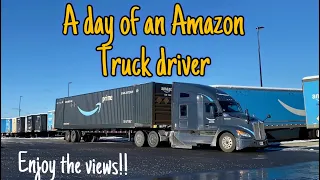 A day of an Amazon Truck Driver out of Boston