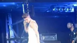 Justin Bieber Taking His Jacket off Before Catching Feelings - Believe Tour Greensboro NC