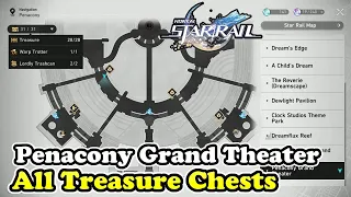 Honkai Star Rail Penacony Grand Theater All Chest Locations (Chests & Warp Trotter & Lordly Trashcan